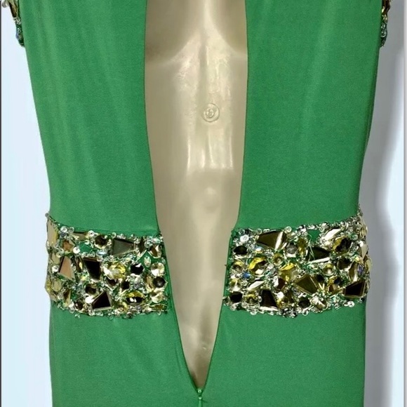 Claudine For Alyce Paris Women’s Jersey Dress Slit - Picture 6 of 12